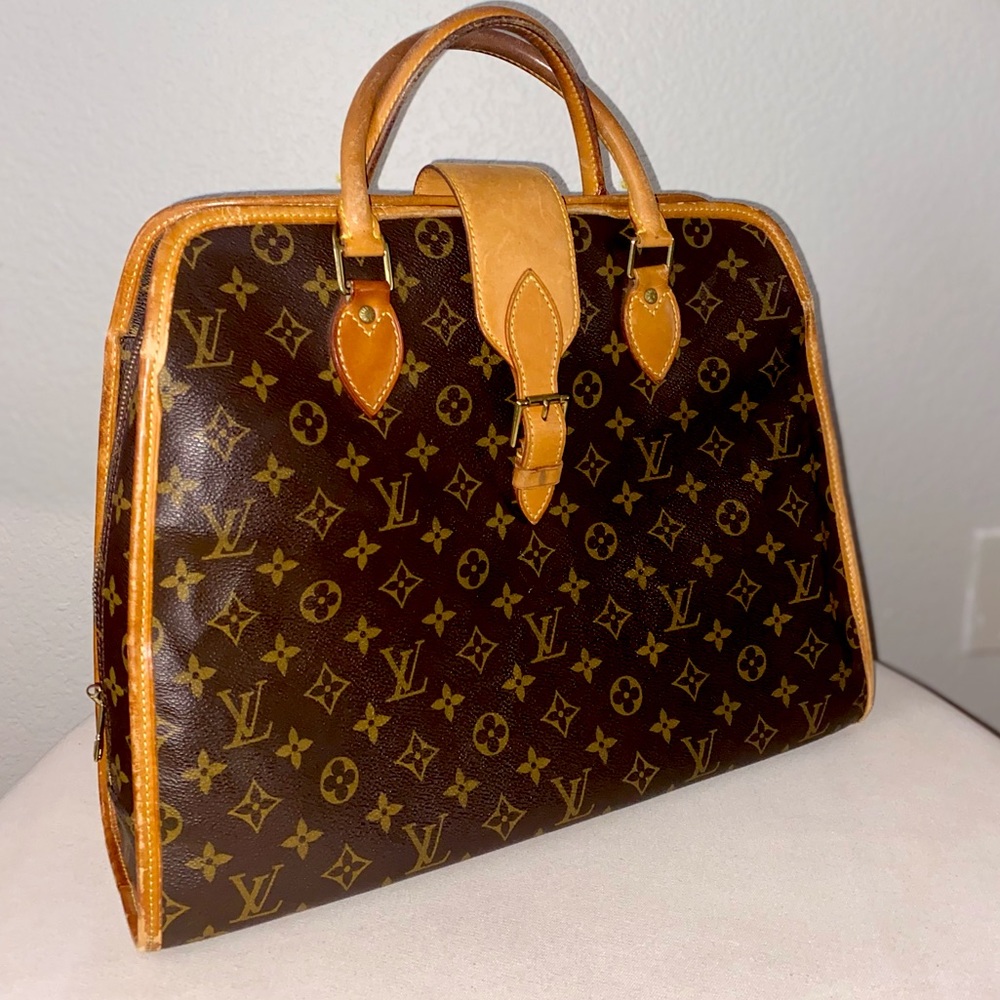 Auth Louis Vuitton Monogram Rivoli Hand Bag
